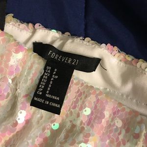 Iridescent shirt and pants forever 21 size small